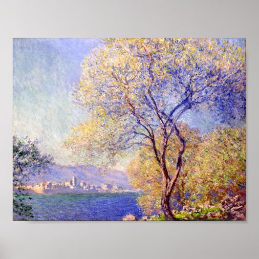 Antibes aus dem Salis Garden - Claude Monet Poster (Vorne)