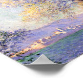 Antibes aus dem Salis Garden - Claude Monet Poster (Ecke)