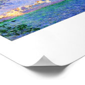 Antibes aus den Salis Gardens Claude Monet Poster (Ecke)