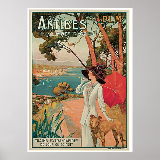 Antibes Côte d'Azur Frankreich Poster (Vorne)