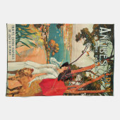 Antibes Cote d'Azur Geschirrtuch (Horizontal)