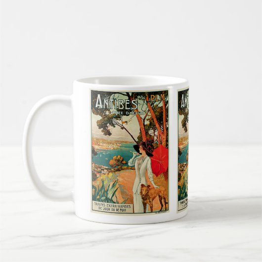 Antibes Cote d'Azur Kaffeetasse (Links)