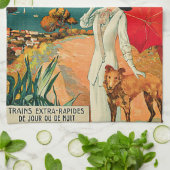 Antibes ~ Cote d'Azur Küchentuch (Gefaltet)