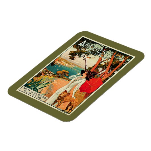 Antibes ~ Cote D'Azur Magnet (Linke Seite)