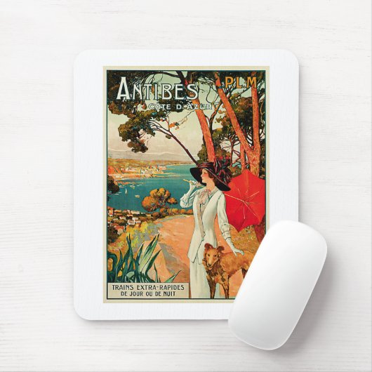 Antibes ~ Cote D'Azur Mousepad (Mit Mouse)