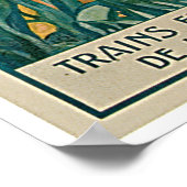 Antibes Cote D'Azur Poster (Ecke)