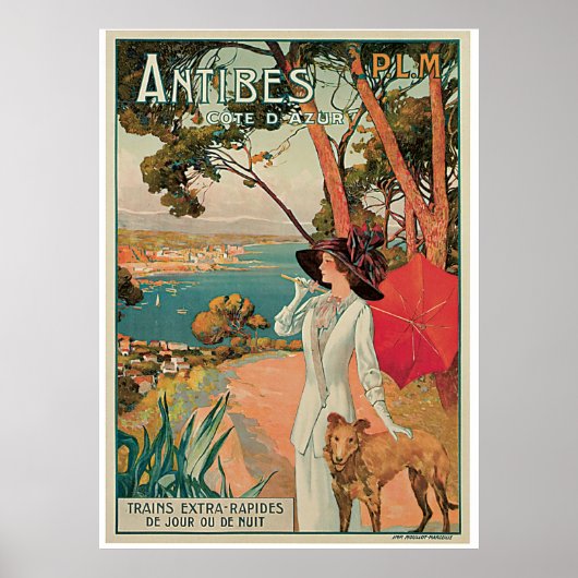 Antibes Cote D'Azur Poster (Vorne)