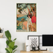 Antibes Cote D'Azur Poster (Heimbüro)