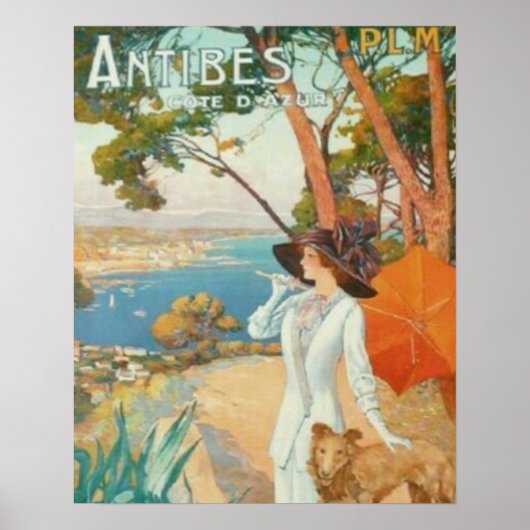 Antibes Côte d'Azur Poster (Vorne)