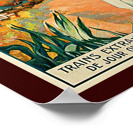 Antibes Cote D'Azur Poster (Ecke)