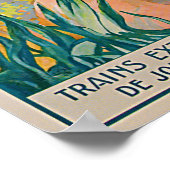 Antibes Cote d'Azur Vintage Travel Poster (Ecke)