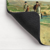 Antibes, die Pferdefahrt, 1868 Mousepad (Ecke)