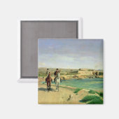 Antibes, die Pferdereise, 1868 Magnet (Vorderseite/Rückseite)