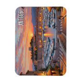Antibes France Harbour Travel Magnet (Vertikal)