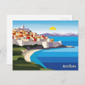 Antibes France Travel Postkarte (Vorne/Hinten)