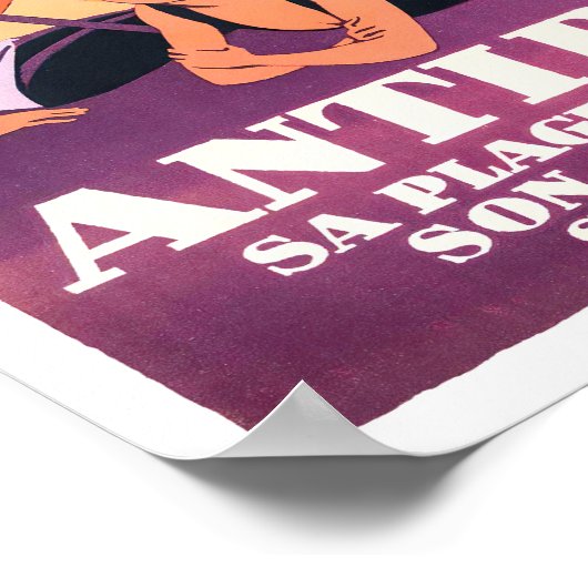 Antibes France Vintage Poster (Ecke)