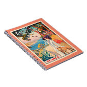 Antibes France Vintage Poster Notizblock (Rechte Seite)