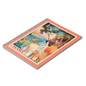 Antibes France Vintage Poster Notizblock (Linke Seite)