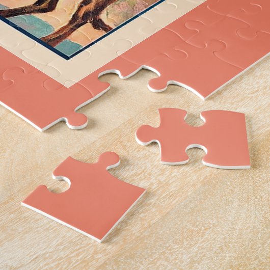 Antibes France Vintage Poster Puzzle (Seite)