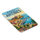 Antibes Frankreich Magnet (Rechte Seite)