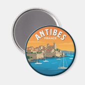 Antibes Frankreich Magnet (Vorderseite/Rückseite)