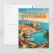 Antibes Frankreich Postkarte (Vorne/Hinten)