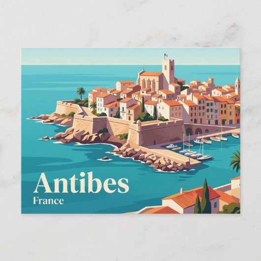 Antibes Frankreich Postkarte (Vorderseite)