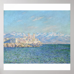 Antibes, Nachmittags-Effekt-(1888) Leinwand-Druck Poster
