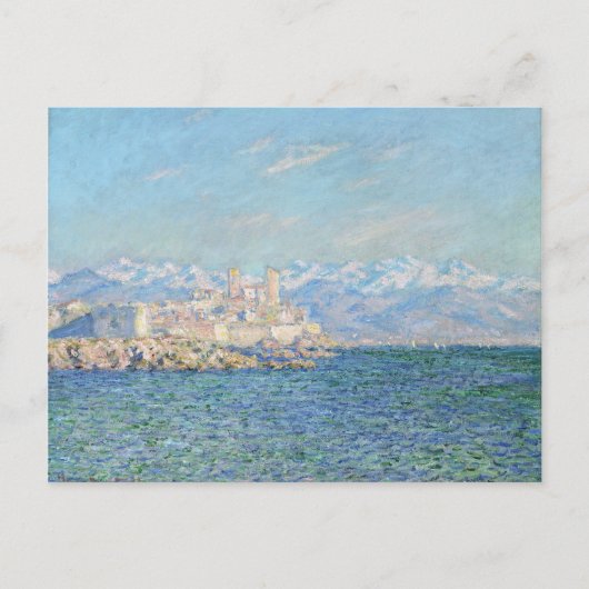 Antibes, Nachmittagseffekt - Claude Monet Postkarte (Vorderseite)