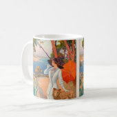 Antibes-Plakat-Tasse Kaffeetasse (Vorderseite Links)