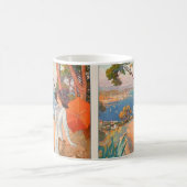 Antibes-Plakat-Tasse Kaffeetasse (Mittel)