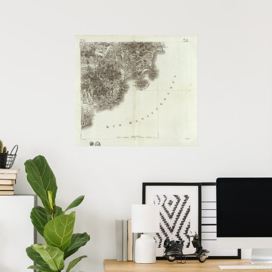 Antibes Poster (Heimbüro)