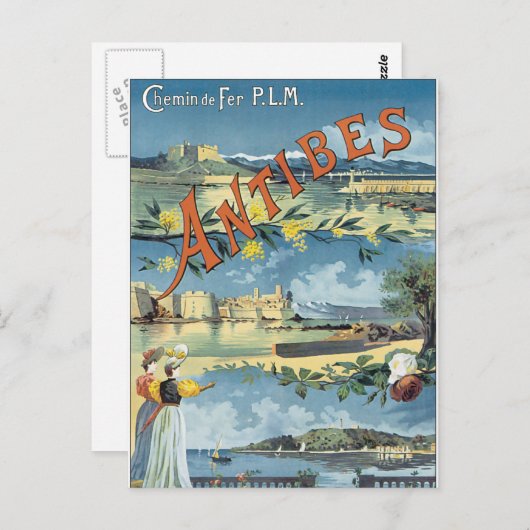 Antibes Postkarte (Vorne/Hinten)