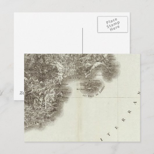 Antibes Postkarte (Vorne/Hinten)