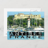 Antibes Postkarte (Vorne/Hinten)