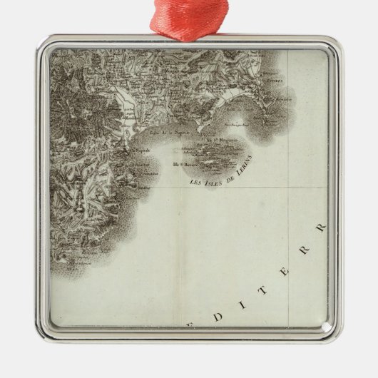 Antibes Silbernes Ornament (Vorne)