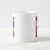 Antibes Vintag PosterEurope Jumbo-Tasse (Vorderseite)