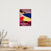 Antibes Vintag PosterEurope Poster (Küche)