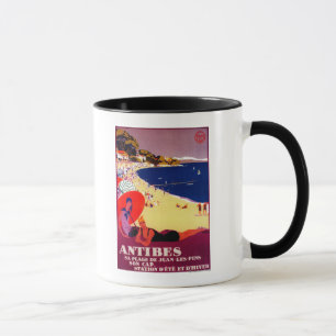 Antibes Vintag PosterEurope Tasse