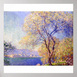 Antibes vom Salis-Garten aus gesehen (1888) Poster