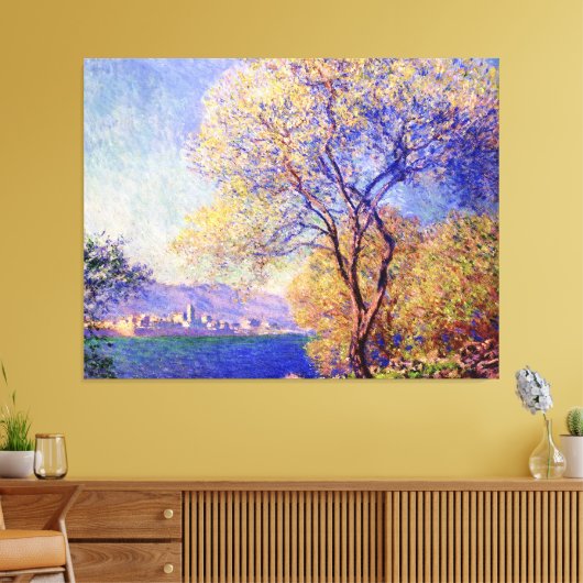 Antibes von Claude Monet Leinwanddruck (Insitu (Wohnzimmer))