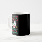 Antibiotic Ugly Christmas Icu Nurse Er Emergency D Kaffeetasse (Vorderseite Links)