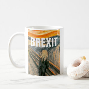 ANTIBREXIT, "der Schrei" durch Edvard Munch, 1893: Kaffeetasse