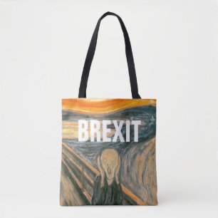 ANTIBREXIT, "der Schrei" durch Edvard Munch, 1893: Tasche