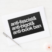 Antibuchverbote Rechteckiger Aufkleber (Umschlag)