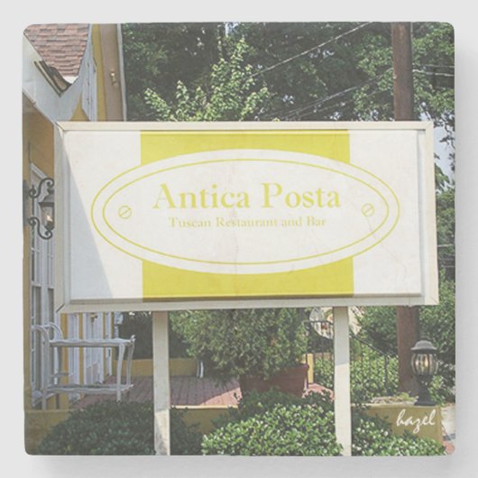 Antica Posta, Antica Posta Buckhead, Antica Posta Steinuntersetzer (Vorderseite)