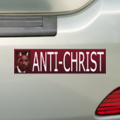 "Antichrist-" Autoaufkleber (Auf Auto)