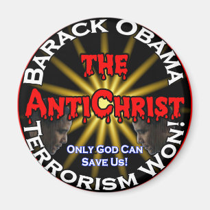 AntiChrist Obama Gott Magnet