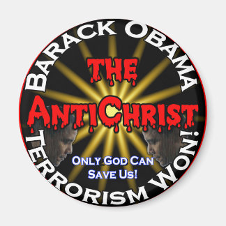 AntiChrist Obama Gott Magnet