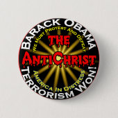 AntiChristObamaDefeat Button (Vorderseite)